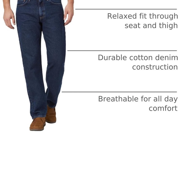 Wrangler Authentics Denim Jeans Size: 34 x 32 - Picture 5 of 16